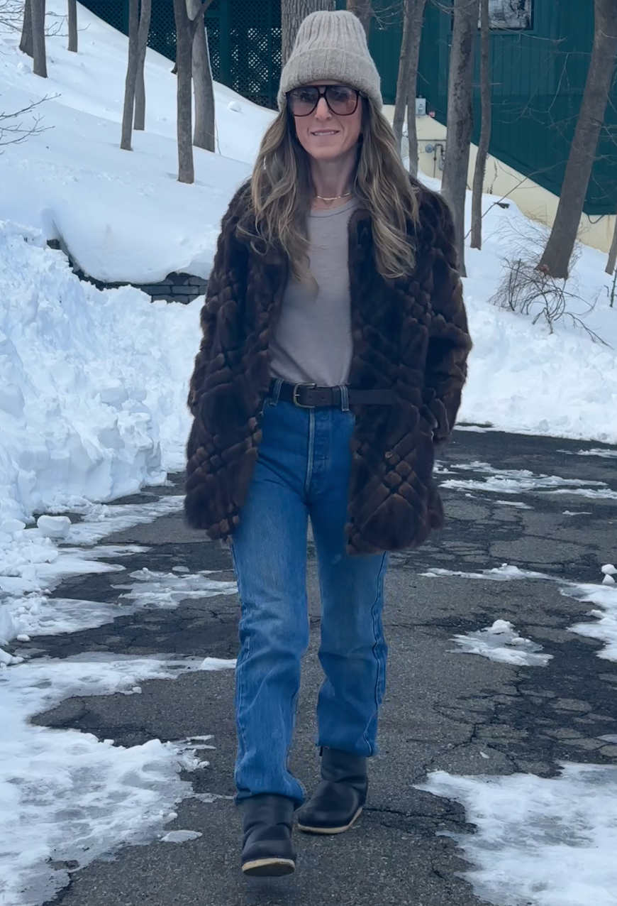 Vintage 60s Fur Coat
