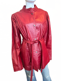 Vintage 70s/80s Red Leather Jacket