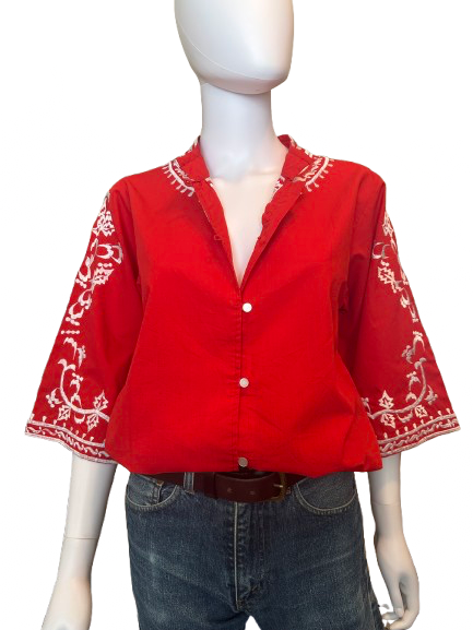 Vintage 60s/70s Embroidered Blouse
