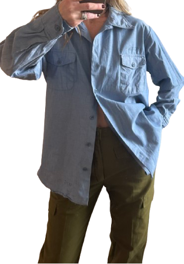 Vintage 50s/60s Chambray Work Shirt