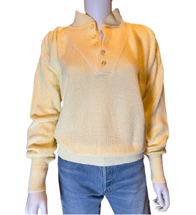 VIntage Henley Knit