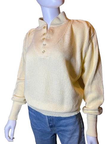 VIntage Henley Knit