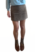 Vintage Suede Mini Skirt