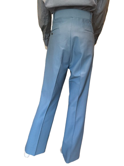 Vintage 70s Dusty Blue Trousers
