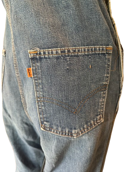 Vintage 1970s Levis Bell Bottom Overalls