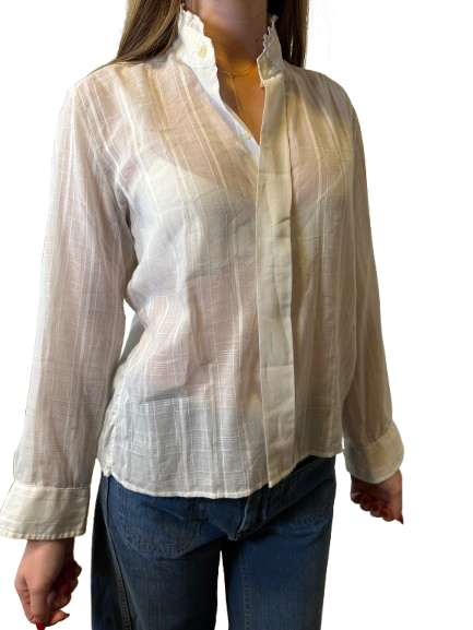 Vintage Victorian Button Up Blouse