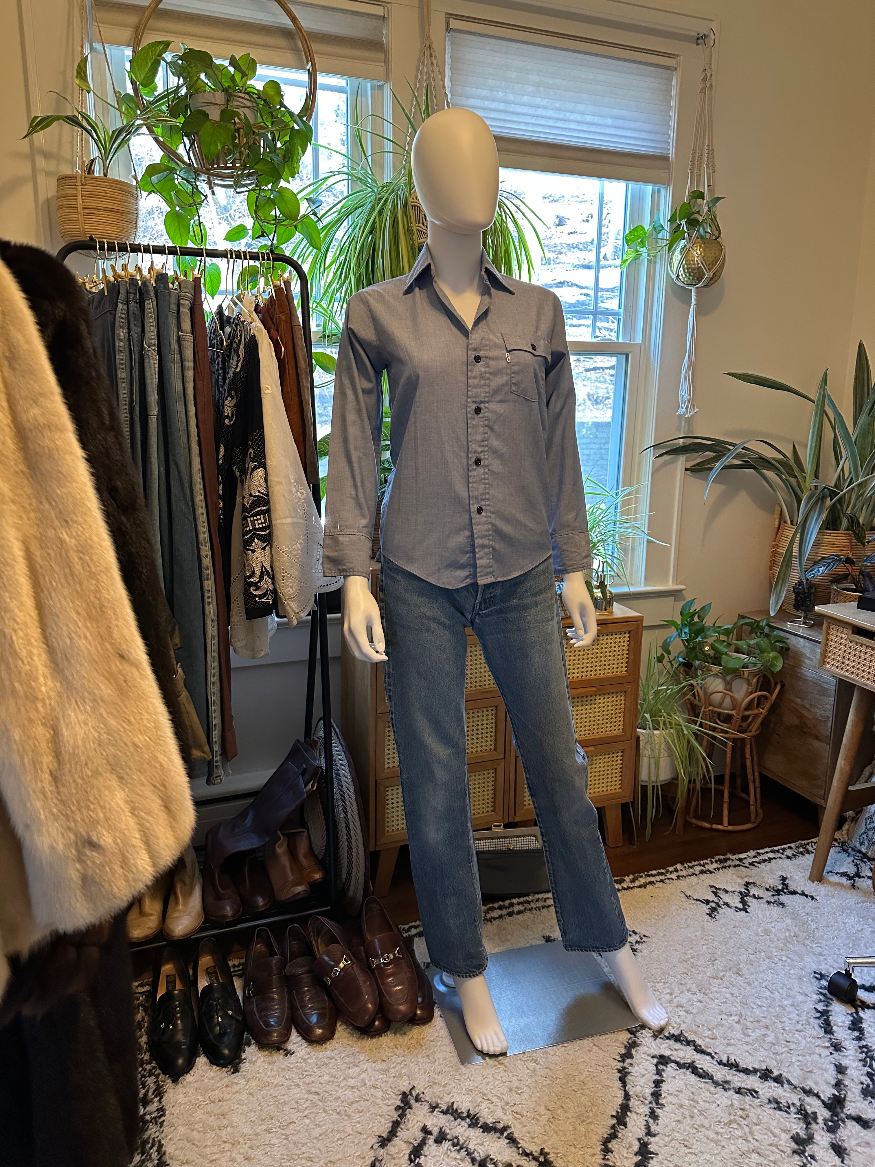 Vintage Levis Chambray Button Up