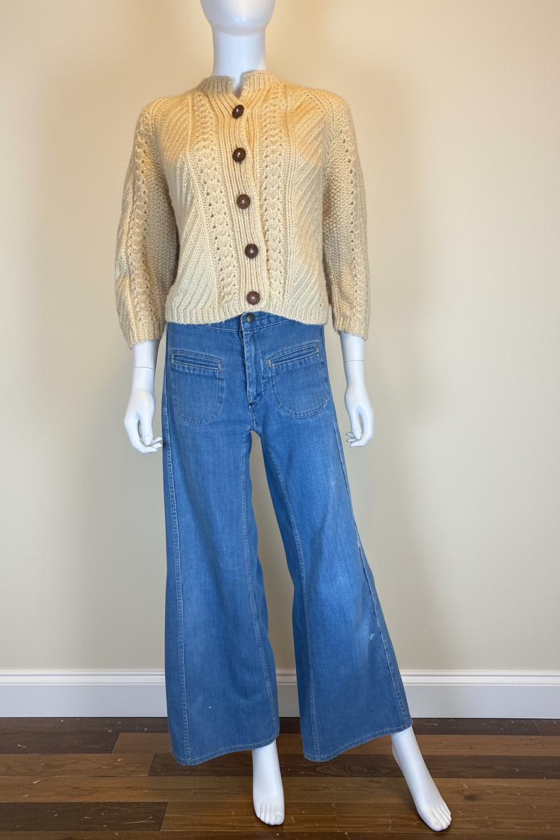 Vintage 70s Landlubber Denim Sailor Pant