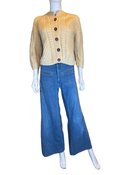 Vintage 70s Landlubber Denim Sailor Pant