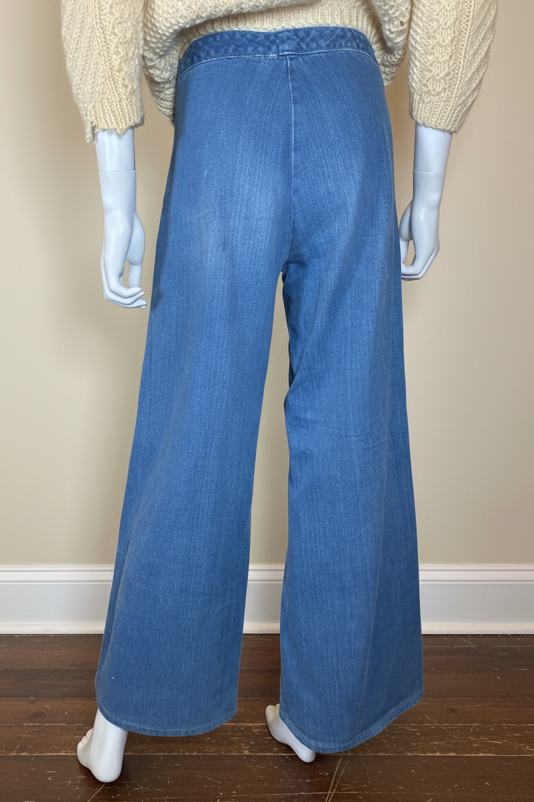 Vintage 70s Landlubber Denim Sailor Pant