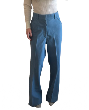 Vintage 70s Dusty Blue Trousers