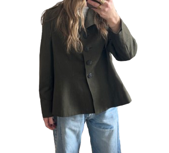 Vintage 50s/60s Military Swing Coat