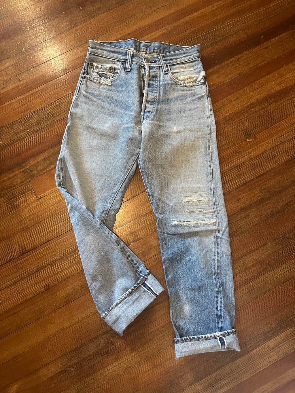 *RARE* Vintage 1970s Levis Redline Selvedge 501