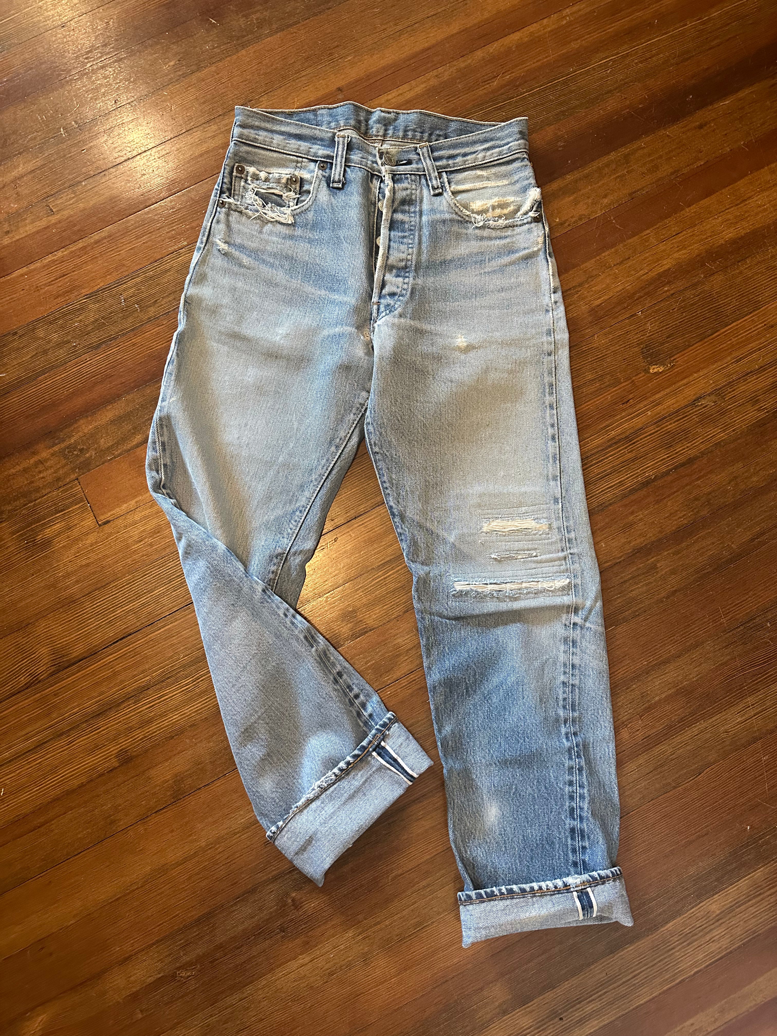 *RARE* Vintage 1970s Levis Redline Selvedge 501